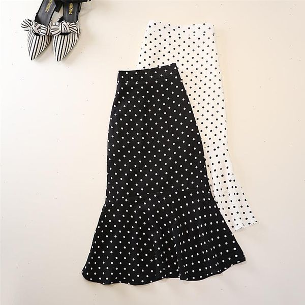 spring vintage fashion women skirts black dot a line office package hip midi length trumpet wz1146
spring vintage fashion women skirts black dot a line office package hip midi length trumpet wz1146