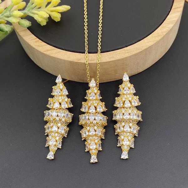 earrings & necklace vanifin fashion jewelry set artistic olivary zirconia micro pave with for women wedding banquet gifts, Silver
earrings & necklace vanifin fashion jewelry set artistic olivary zirconia micro pave with for women wedding banquet gifts, Silver
