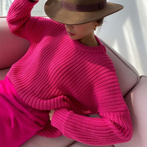 women's sweaters women knitted sweater fashion solid o-neck thick oversized pullovers casual loose long sleeve knitwear pull femme, White;black
women's sweaters women knitted sweater fashion solid o-neck thick oversized pullovers casual loose long sleeve knitwear pull femme, White;black