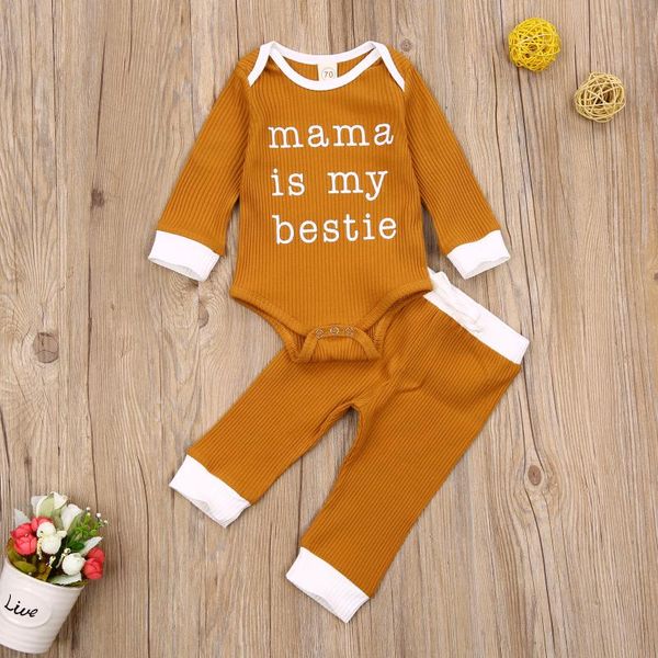 0-24months born infant baby girls boy clothes letter print long sleeve bodysuits solid pants 2pcs outfits set clothing sets, White
0-24months born infant baby girls boy clothes letter print long sleeve bodysuits solid pants 2pcs outfits set clothing sets, White