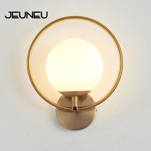 wall lamp modern luxury simplicity led e27 iron glass round ball bedside lights living room bedroom indoor lamps
wall lamp modern luxury simplicity led e27 iron glass round ball bedside lights living room bedroom indoor lamps