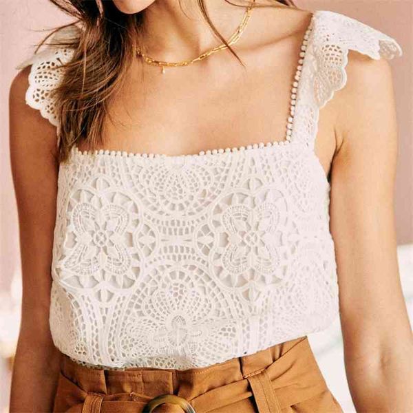 women's knits & tees edith embroidery blouse women chic summer sleeveless ruffles strap backless vintage elegant tunic s, White
women's knits & tees edith embroidery blouse women chic summer sleeveless ruffles strap backless vintage elegant tunic s, White