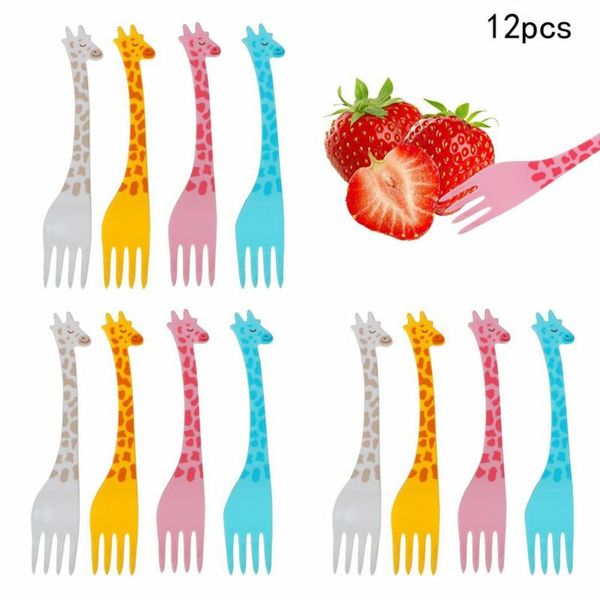 forks 12pcs fruit fork cute cartoon giraffe salad dessert children tableware set snack toothpick picks kitchen gadgets
forks 12pcs fruit fork cute cartoon giraffe salad dessert children tableware set snack toothpick picks kitchen gadgets