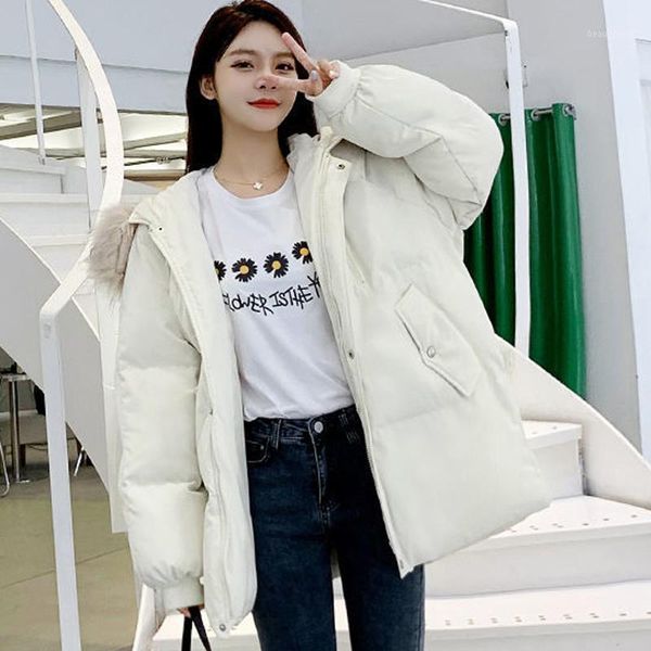women's down & parkas winter warm black thick women loose casual jacket hooded elegant coats student padded korean fashion 2021
women's down & parkas winter warm black thick women loose casual jacket hooded elegant coats student padded korean fashion 2021
