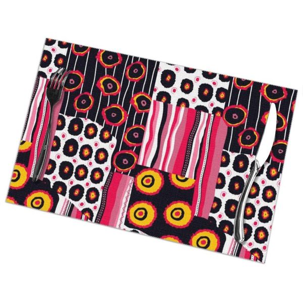 6pcs placemat for dining table multicolor abstract art hapes heat-resistant kitchen accessories mats & pads
6pcs placemat for dining table multicolor abstract art hapes heat-resistant kitchen accessories mats & pads