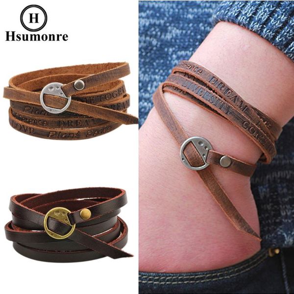 tennis women multilayer wrap bracelets 5 laps retro genuine leather letter engraved bracelet brown handmade wristband also can be belt, Golden;silver
tennis women multilayer wrap bracelets 5 laps retro genuine leather letter engraved bracelet brown handmade wristband also can be belt, Golden;silver