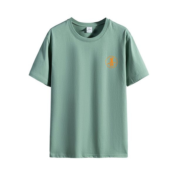 180g short sleeve t-shirt men's 2021 summer new trend pure cotton printed clothes, White
180g short sleeve t-shirt men's 2021 summer new trend pure cotton printed clothes, White