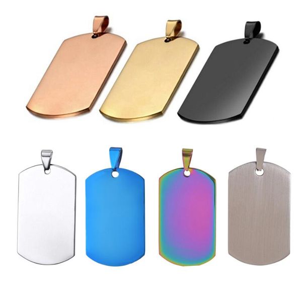 pendant necklaces 1 piece 7 colors military tag men jewelry stainless steel necklace high polished, Silver
pendant necklaces 1 piece 7 colors military tag men jewelry stainless steel necklace high polished, Silver