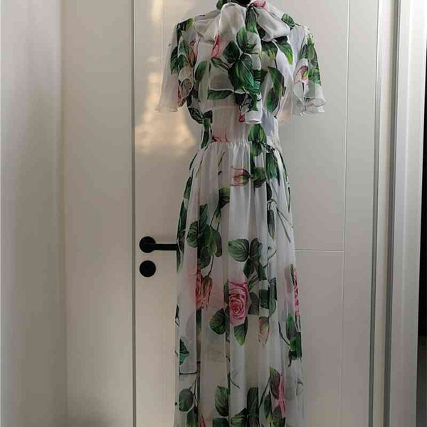 truevoker summer designer holiday party dres's short sleeves white rose floral printed casual mid calf length vestidos 210602, Black;gray
truevoker summer designer holiday party dres's short sleeves white rose floral printed casual mid calf length vestidos 210602, Black;gray