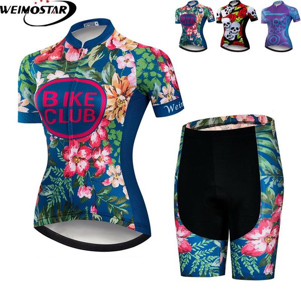 racing sets weimostar girls bicycle riding cycling clothing set breathable women's bike jersey short sleeve bib kit, Black;blue
racing sets weimostar girls bicycle riding cycling clothing set breathable women's bike jersey short sleeve bib kit, Black;blue