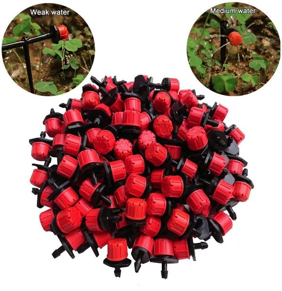 watering equipments 100-800pcs garden sprinkler 360 degree adjustable irrigation drippers sprinklers 1/4 inch emitters drip for system
watering equipments 100-800pcs garden sprinkler 360 degree adjustable irrigation drippers sprinklers 1/4 inch emitters drip for system