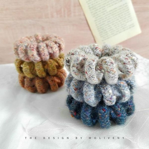 hair accessories 3pcs/set furry chenille telephone wire line tie spiral shape rubber elastic hairband ponytail holder women
hair accessories 3pcs/set furry chenille telephone wire line tie spiral shape rubber elastic hairband ponytail holder women