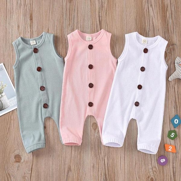 0-24m born baby boys girls sleeveless romper solid jumpsuit playsuit cotton one-pieces summer lovely jumpsuits, Blue
0-24m born baby boys girls sleeveless romper solid jumpsuit playsuit cotton one-pieces summer lovely jumpsuits, Blue