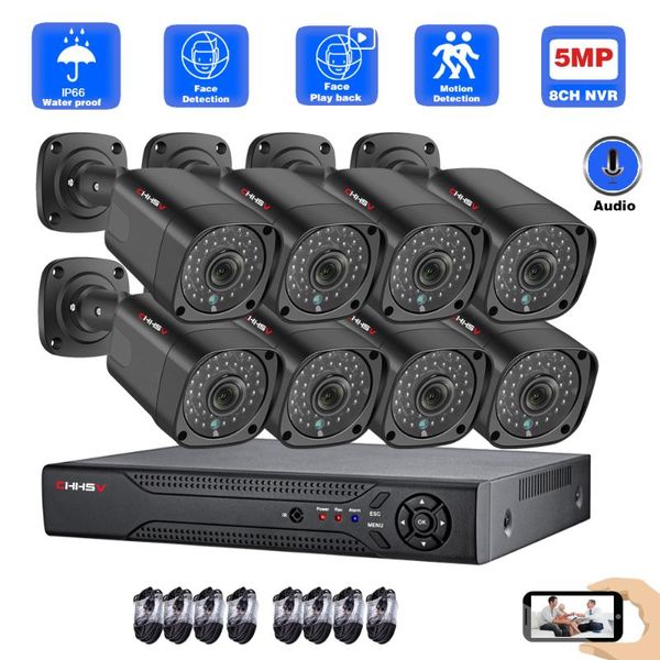 wireless camera kits chhsv audio ai poe ip face detection h.265 8ch 5mp nvr kit cctv security system outdoor video surveillance
wireless camera kits chhsv audio ai poe ip face detection h.265 8ch 5mp nvr kit cctv security system outdoor video surveillance