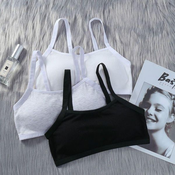 women's tanks & camis girls bra students underwear small chest korean developmental woman no steel ring fashion solid sleeveless female, White
women's tanks & camis girls bra students underwear small chest korean developmental woman no steel ring fashion solid sleeveless female, White