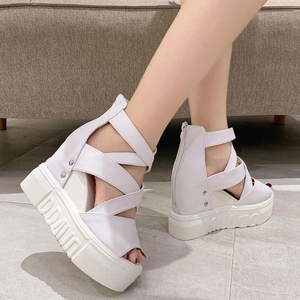 platform sandals wedges women's shoes 2021 summer women shoelaces high heels casual woman white, Black
platform sandals wedges women's shoes 2021 summer women shoelaces high heels casual woman white, Black