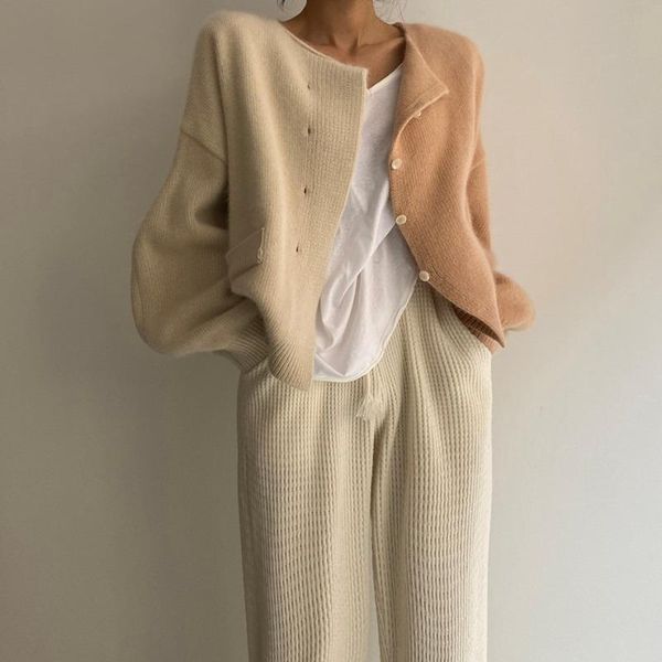 women's knits & tees women patchwork elegant coat fashion solid cardigans office lady casual chic 2021 spring female knitted sweaters, White
women's knits & tees women patchwork elegant coat fashion solid cardigans office lady casual chic 2021 spring female knitted sweaters, White