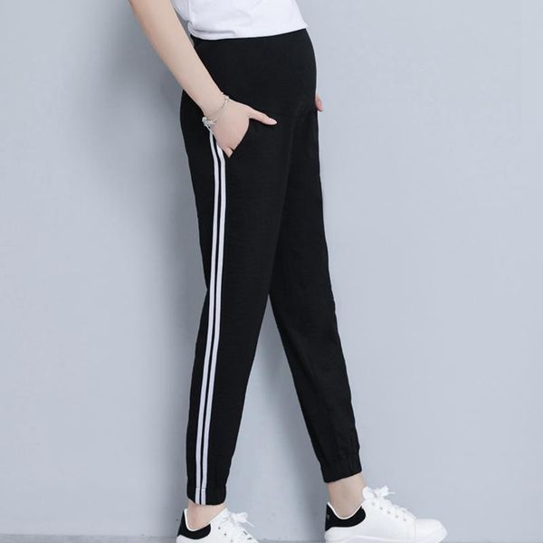 maternity bottoms spring autumn harlan jogger pants pregnant women stripe trousers clothes pregnancy casual belly loose summer leggings, White
maternity bottoms spring autumn harlan jogger pants pregnant women stripe trousers clothes pregnancy casual belly loose summer leggings, White