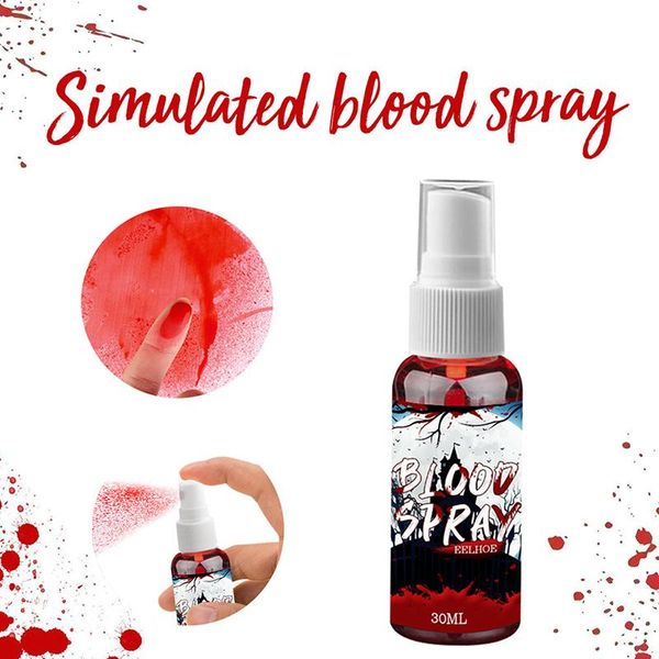 christmas decorations 30ml halloween fake blood spray with realistic effect vampire zombie scary makeup accessories role playing props safe
christmas decorations 30ml halloween fake blood spray with realistic effect vampire zombie scary makeup accessories role playing props safe
