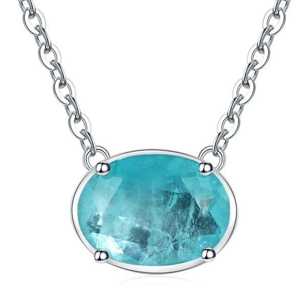 women's s925 sterling silver oval cut tourmaline gemstone wedding pendant necklace high jewelry whole
women's s925 sterling silver oval cut tourmaline gemstone wedding pendant necklace high jewelry whole