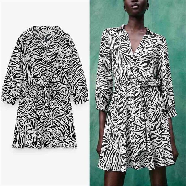 animal print mini summer dress women vintage long sleeve knot pleat es woman fashion button up elastic 210524, Black;gray
animal print mini summer dress women vintage long sleeve knot pleat es woman fashion button up elastic 210524, Black;gray