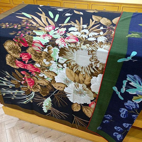 scarves 50% cashmere silk scarf women fashion double-sided flower shawl hijab winter kerchief stole 135*135cm, Blue;gray
scarves 50% cashmere silk scarf women fashion double-sided flower shawl hijab winter kerchief stole 135*135cm, Blue;gray