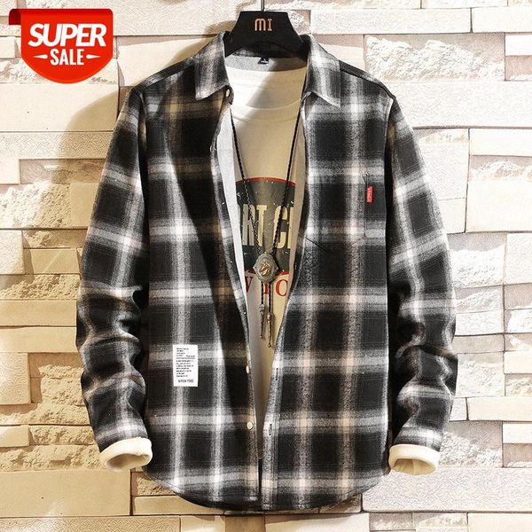 winter plaid shirt men's plus velvet thick long-sleeved korean casual warm jacket #a114, White;black
winter plaid shirt men's plus velvet thick long-sleeved korean casual warm jacket #a114, White;black
