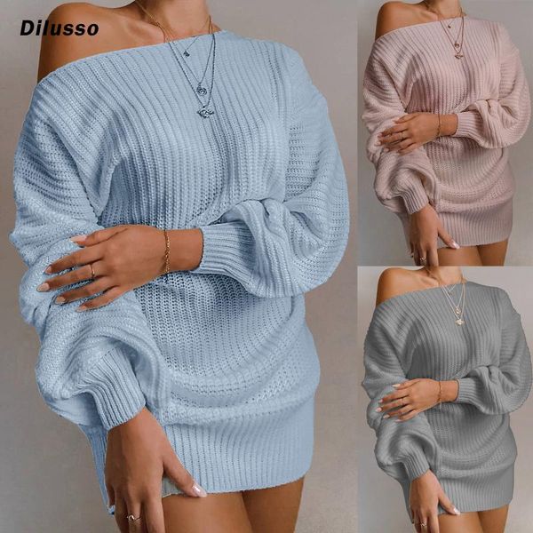 casual dresses 2021 winter women sweater dress solid long sleeve off shoulder bodycon retro chic ladies min year, Black;gray
casual dresses 2021 winter women sweater dress solid long sleeve off shoulder bodycon retro chic ladies min year, Black;gray