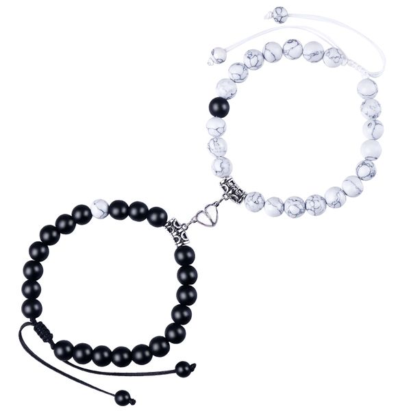 braid distance magnet couple beaded bracelets strands friendship jewelry natural stone beads yoga braided bracelet for lovers, Black
braid distance magnet couple beaded bracelets strands friendship jewelry natural stone beads yoga braided bracelet for lovers, Black