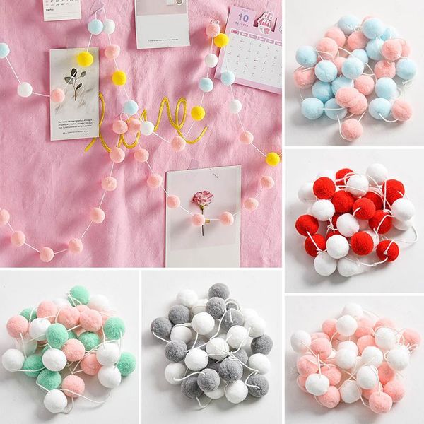 2.3m diy hanging string wool felt balls handmade kids room wall decor christmas garland pom party sewing craft supplies decorative objects &
2.3m diy hanging string wool felt balls handmade kids room wall decor christmas garland pom party sewing craft supplies decorative objects &