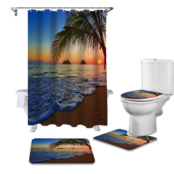 shower curtains sunset beach coconut tree bathroom mat set durable waterproof curtain pedestal rug lid toilet cover bath rugs
shower curtains sunset beach coconut tree bathroom mat set durable waterproof curtain pedestal rug lid toilet cover bath rugs