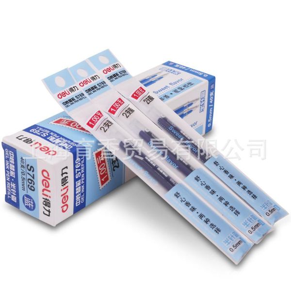 refills 2pcs/pack deli s769 neutral refill 0.5mm half-needle pen gel 2/bag, Black;red
refills 2pcs/pack deli s769 neutral refill 0.5mm half-needle pen gel 2/bag, Black;red