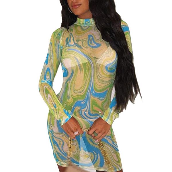casual dresses y2k women long sleeve half high collar mini mesh see through print bodycon dress summer fashion streetwear, Black;gray
casual dresses y2k women long sleeve half high collar mini mesh see through print bodycon dress summer fashion streetwear, Black;gray