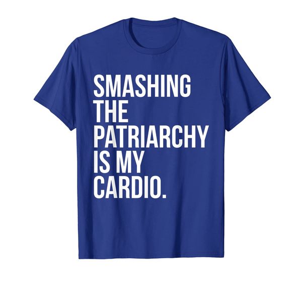 smashing the patriarchy is my cardio t-shirt feminism rights, White;black