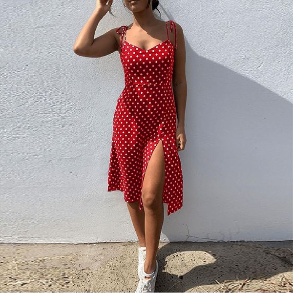 amp 35 red fashion causal womens dress dot sleeveless high waist v neck party women evening office, Black;gray
amp 35 red fashion causal womens dress dot sleeveless high waist v neck party women evening office, Black;gray