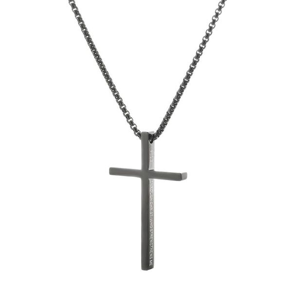 pendant necklaces houwu custom necklace 6:11 inspiration jewelry trendy men stainless steel cross religion factor, Silver
pendant necklaces houwu custom necklace 6:11 inspiration jewelry trendy men stainless steel cross religion factor, Silver