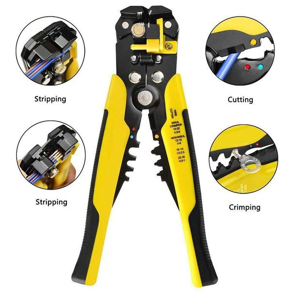 professional hand tool sets multifunctional automatic wire stripper pliers electrician's manual tools for peeling cutting home
professional hand tool sets multifunctional automatic wire stripper pliers electrician's manual tools for peeling cutting home