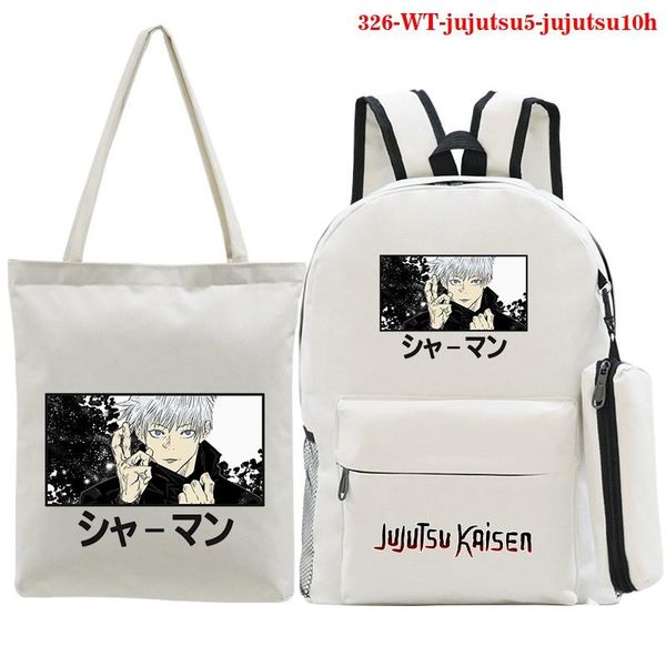 3pcs school backpack sets jujutsu kaisen teen boys girls bags backpacks student's travel kids nylon schoolbag
3pcs school backpack sets jujutsu kaisen teen boys girls bags backpacks student's travel kids nylon schoolbag