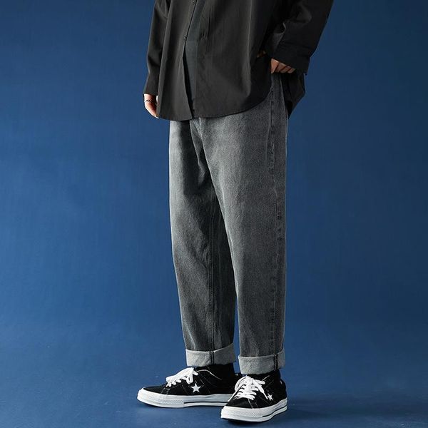 men's jeans clothing straight leg pants street wide legs solid color 2021 trend large size fashion casual loose, Blue
men's jeans clothing straight leg pants street wide legs solid color 2021 trend large size fashion casual loose, Blue