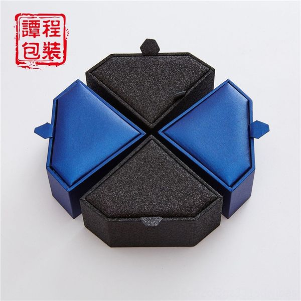 fj13 ring boxes pendant storage pu earring pendant packing creative storage jewelry packaging boxes jewelry, Black;white
fj13 ring boxes pendant storage pu earring pendant packing creative storage jewelry packaging boxes jewelry, Black;white