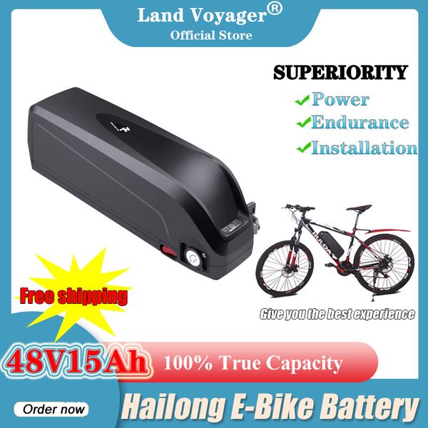 land voyager 48v 15ah hailong cells e-bike lithium batteries pack for bafang usb port powerful battery electric bicycle conversions 
land voyager 48v 15ah hailong cells e-bike lithium batteries pack for bafang usb port powerful battery electric bicycle conversions