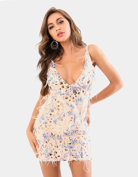 dress new summer women mini spaghetti strap sleeveless v neck sequins celebrity evening runway club party dress, Black;gray
dress new summer women mini spaghetti strap sleeveless v neck sequins celebrity evening runway club party dress, Black;gray