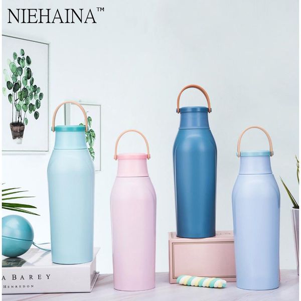 water bottles 400mloutdoor sports portable insulation cup with double-layer vacuum 304 stainless steel bottle handle
water bottles 400mloutdoor sports portable insulation cup with double-layer vacuum 304 stainless steel bottle handle