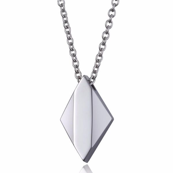 drop men's cool simple tungsten shiny rhombus necklace & pendant with steel chain available tu009p necklaces, Silver
drop men's cool simple tungsten shiny rhombus necklace & pendant with steel chain available tu009p necklaces, Silver