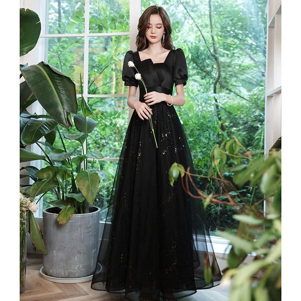 ethnic clothing luxury elegant square neck evening dresses formal gowns women black long a-line tulle prom party, Red
ethnic clothing luxury elegant square neck evening dresses formal gowns women black long a-line tulle prom party, Red