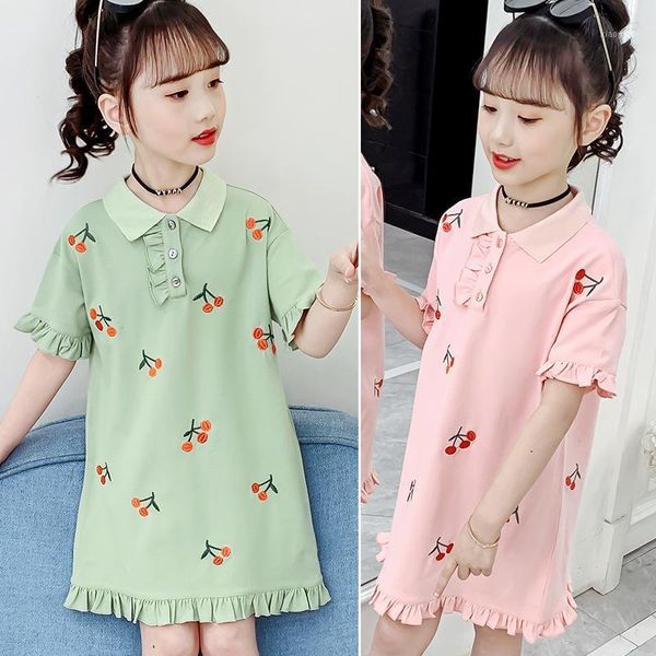 summer girls' 95% cotton short sleeve shirt dress kids children korean cherry floral princess dresses vestidos 4 6 8 10 12 years girl&#, Red;yellow
summer girls' 95% cotton short sleeve shirt dress kids children korean cherry floral princess dresses vestidos 4 6 8 10 12 years girl&#, Red;yellow