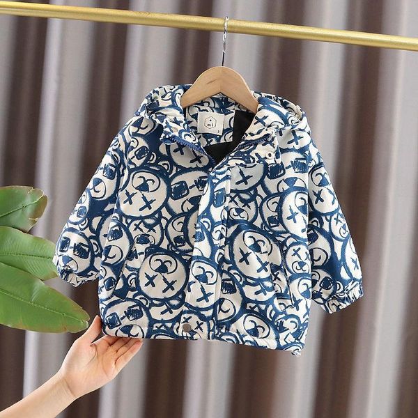 Down Coat Children's Full-print Plus Velvet Parkas Boys Girls Cotton-padded Parka Winter Clothes Baby Padded Coats Jackets, Blue;gray
Down Coat Children's Full-print Plus Velvet Parkas Boys Girls Cotton-padded Parka Winter Clothes Baby Padded Coats Jackets, Blue;gray