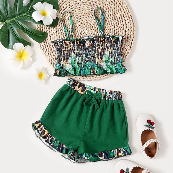 girls clothing sets kids outfits baby clothes children suits summer tank leopard print lace bow shorts 2pcs b7070, White
girls clothing sets kids outfits baby clothes children suits summer tank leopard print lace bow shorts 2pcs b7070, White