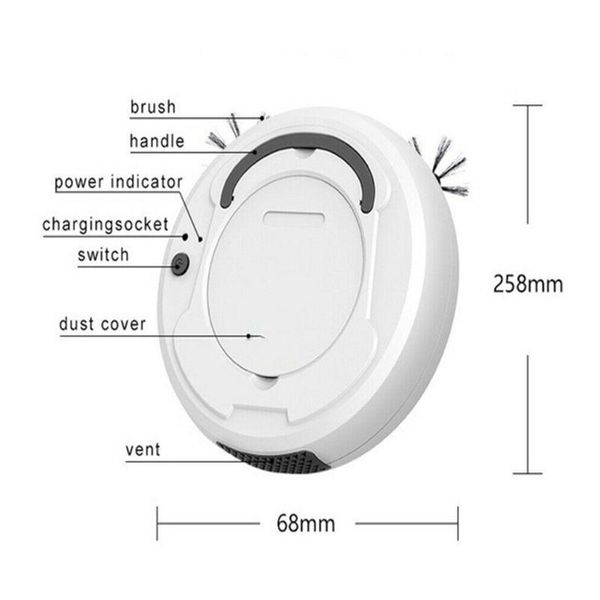 vacuum cleaners smart sweeping robot cleaner floor edge dust clean auto suction sweeper h05f
vacuum cleaners smart sweeping robot cleaner floor edge dust clean auto suction sweeper h05f