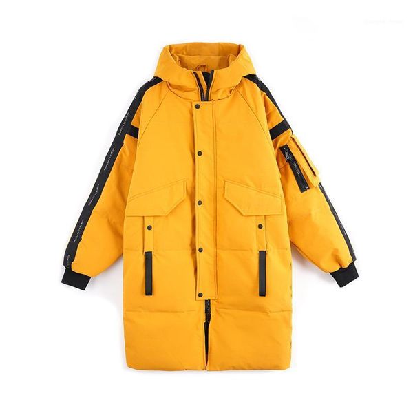 men's down & parkas 2021 winter 90% white duck jacket men hooded fashion long thicken warm coat loose overcoat kpop style, Black
men's down & parkas 2021 winter 90% white duck jacket men hooded fashion long thicken warm coat loose overcoat kpop style, Black